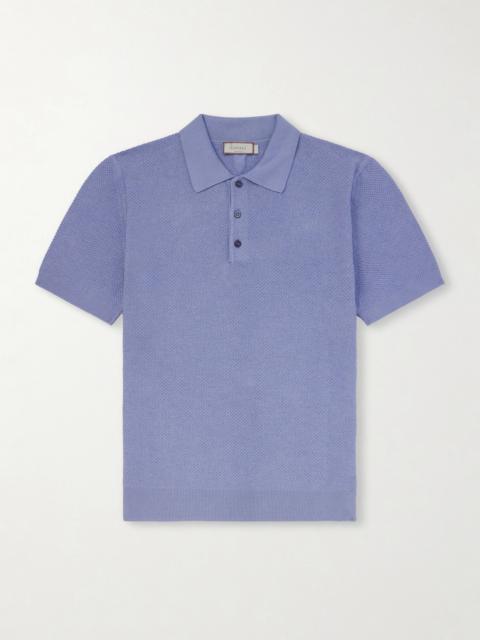 Canali Cotton-Piqué Polo Shirt