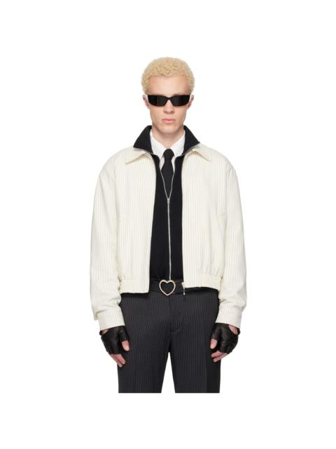 ERNEST W. BAKER Off-White Harrington Jacket