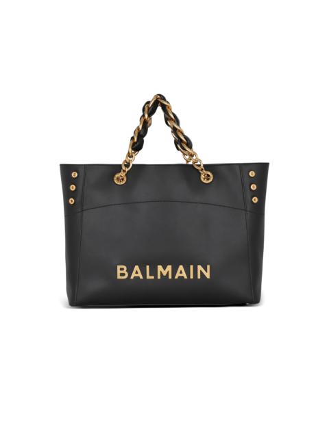 Balmain 1945 Soft leather tote bag