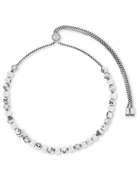 Louis Vuitton Damier Staples Ball Necklace