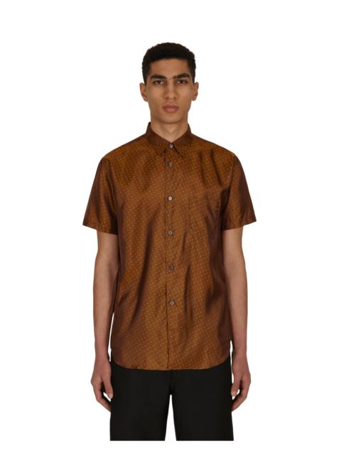 Dot Shortsleeve Shirt Brown