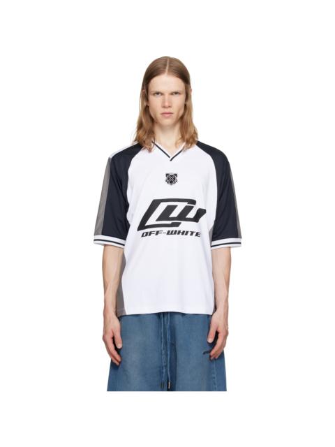 Off-White White & Black Team Soccer S/S T-shirt