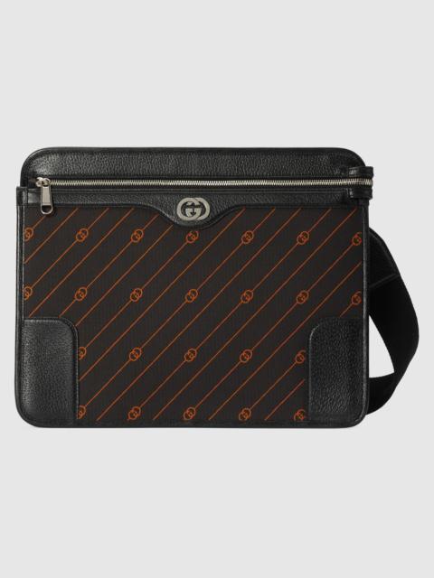 GUCCI Interlocking G jacquard messenger bag