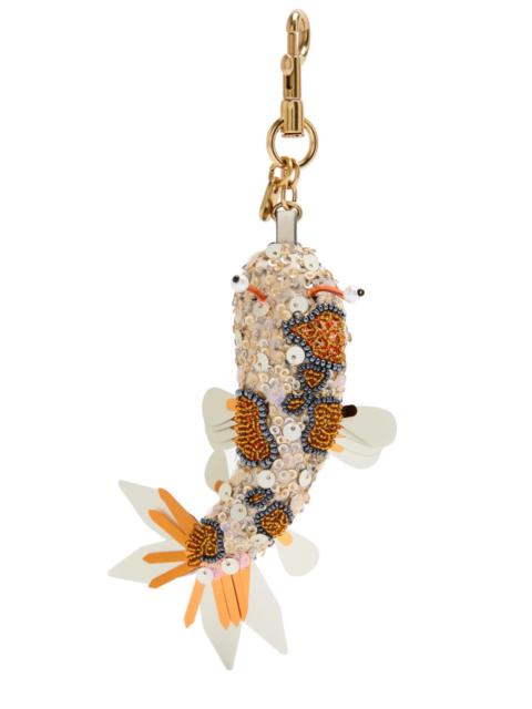 Anya Hindmarch Anya Hindmarch Koi Fish Embellished Leather and Satin bag Charm