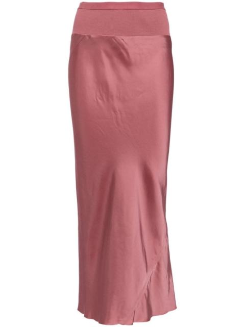 Rick Owens calf bias skirt