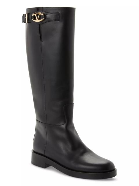 Valentino Women's Buckled Riding Boots