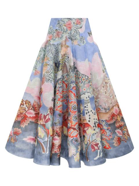 Zimmermann ILLUSTRATION GODET SKIRT