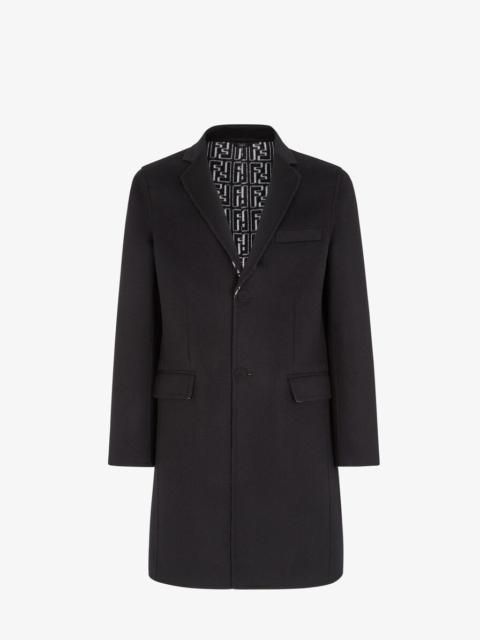 FENDI Black wool coat