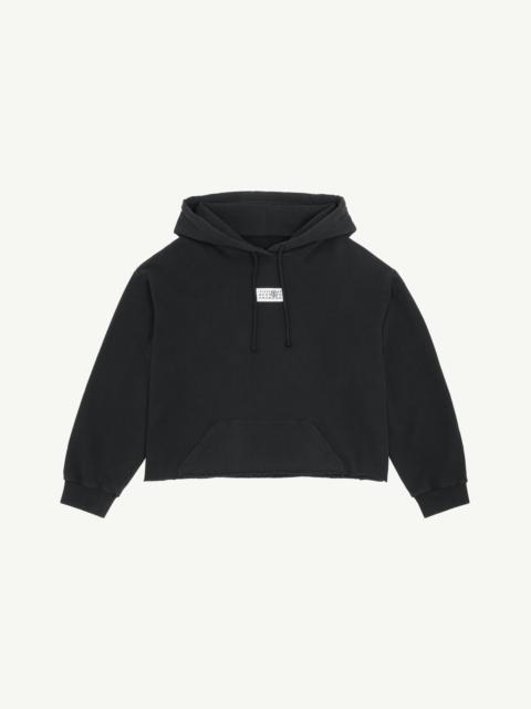 Black Unbrushed Cotton Sweater