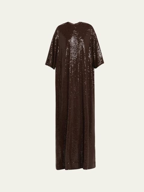 MICHAEL KORS COLLECTION Hand Embellished Caftan Gown