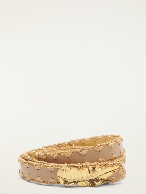 FARM RIO Beige Double Sided Strap Belt