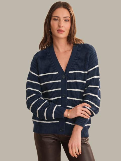 525 america Stripe Cotton Cardigan