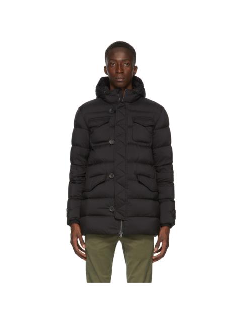 Herno Black Down Classic Matte Nylon Jacket