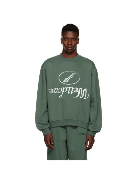 Green Reversed Sweatshirt