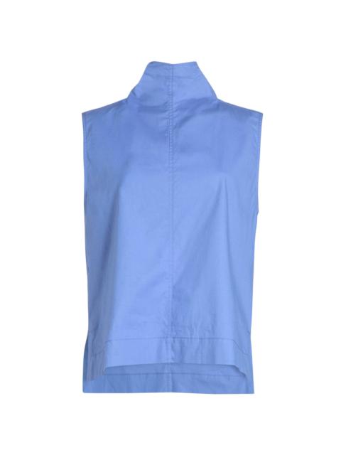 BRANDON MAXWELL Women's The Finn Cotton Sleeveless Top - French Blue