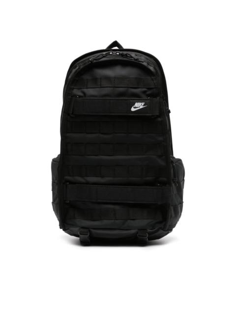 Nike logo-patch backpack