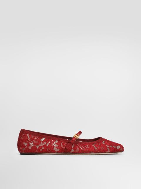 Dolce & Gabbana Lace ballet flats