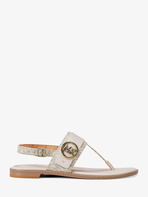 MICHAEL KORS Carmen Signature Logo Sandal