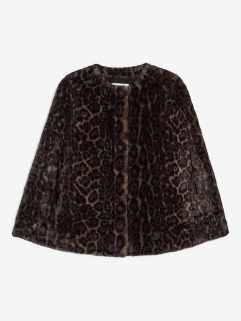 APPARIS Sloan leopard-print cape