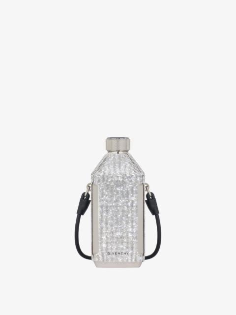 Givenchy GIVENCHY 4G FLASK IN METAL AND STRASS WITH STRAP