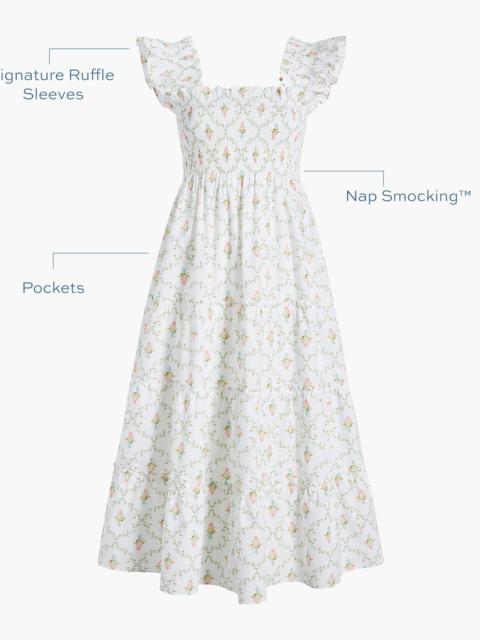 Hill House Home The Ellie Nap Dress - Pastel Trellis