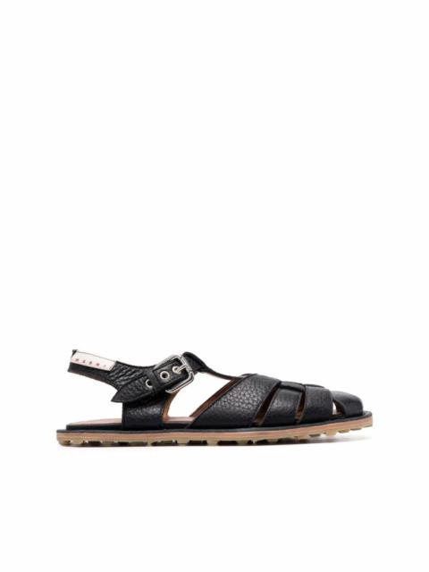 Marni Fussbett leather sandals