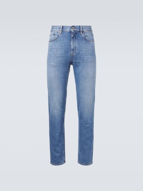 ZEGNA High-rise straight jeans
