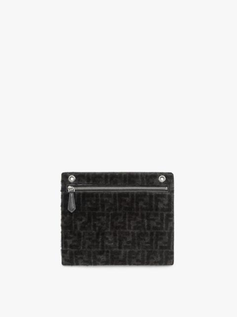 FENDI Black shearling pocket