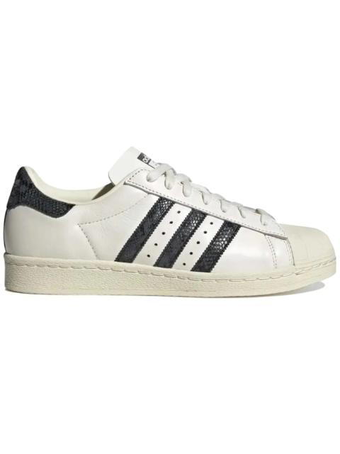 adidas Superstar 82 White Black Snakeskin Stripes