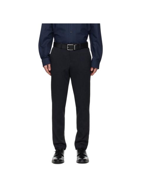 BOSS Navy Slim-Fit Trousers