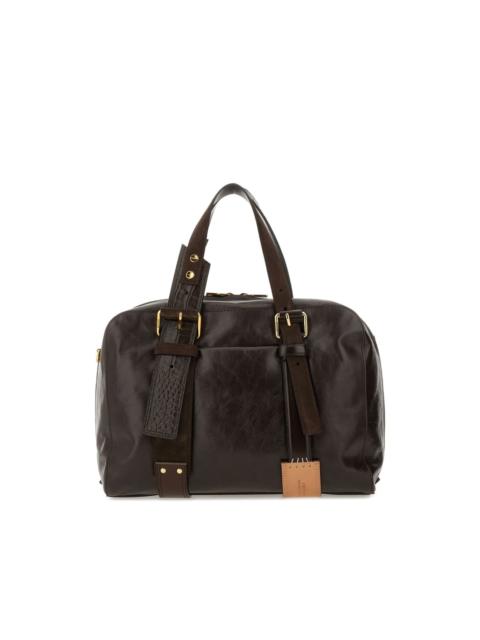 Moschino distressed-effect tote bag