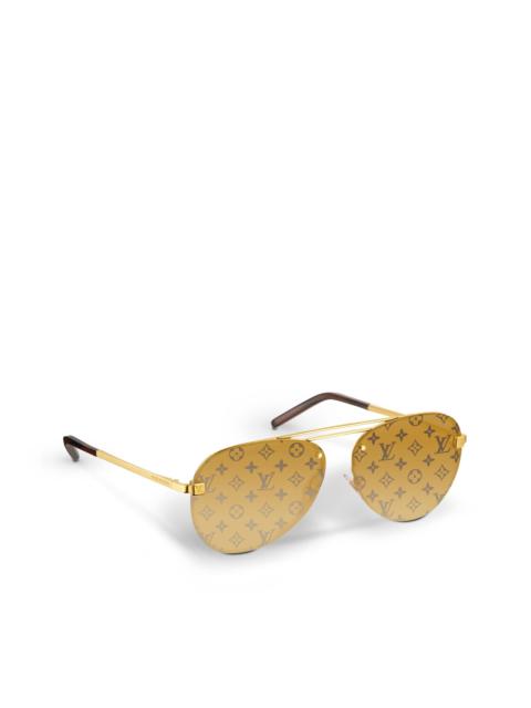 Louis Vuitton - 1.1 Evidence Metal Square Sunglasses - Metal - Gold - Size: U - Luxury