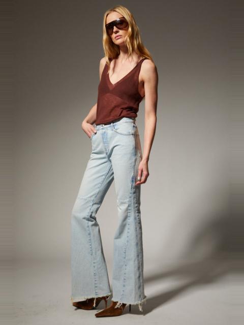 SPRWMN FARAH PATCH FLARE DENIM