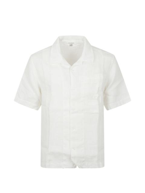 C.P. Company logo-print short-sleeve shirt
