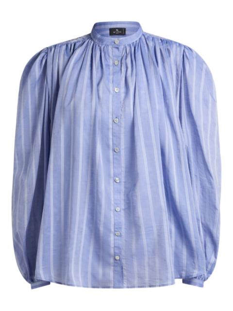 Etro striped voile shirt