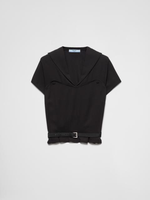 Prada Sablé top