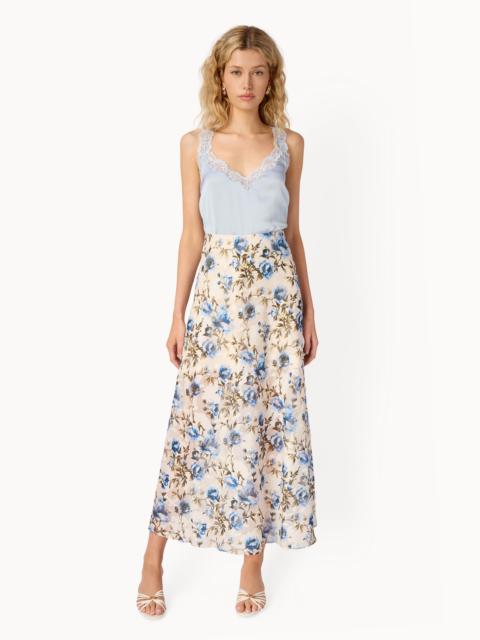 CAMI NYC JAYNA BURNOUT CHIFFON SKIRT DAYDREAM