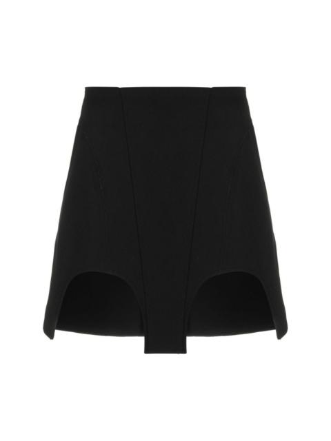 double arch mini skirt