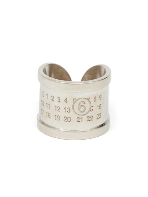 MM6 Maison Margiela Triple Logo Numeric Signature Ring