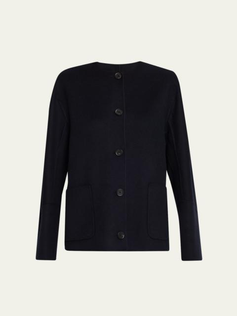 Loro Piana Blaney Double Cashmere Shirt Jacket