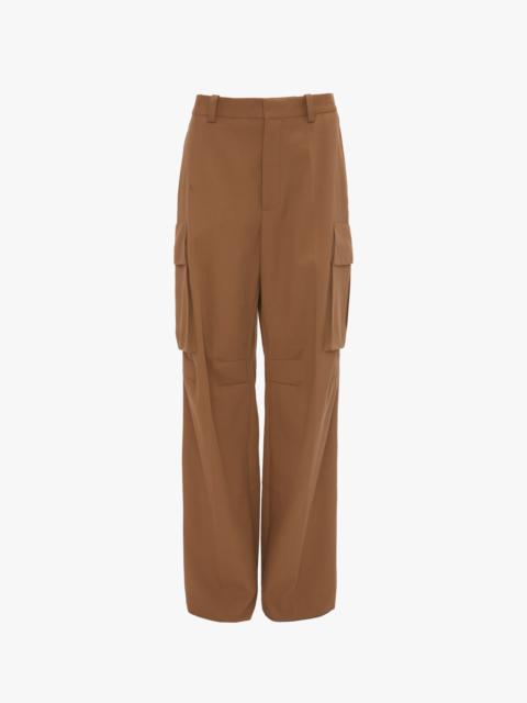 Relaxed Cargo Trouser In Tobacco