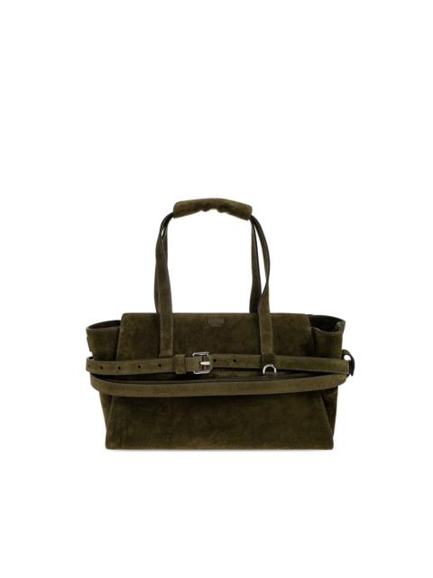 Moschino Tie Me suede leather tote bag