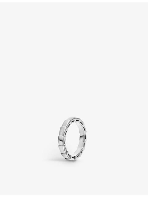 BVLGARI Serpenti Viper 18ct white-gold wedding band