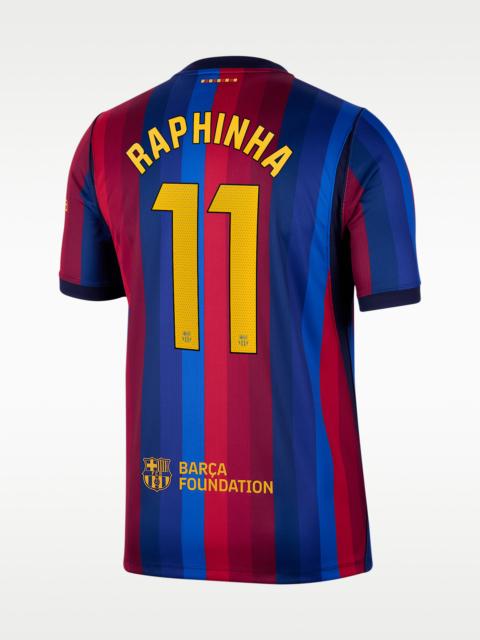 Nike Raphinha FC Barcelona 2026/27 Stadium Home Men's Nike Dri-FIT Soccer Jersey