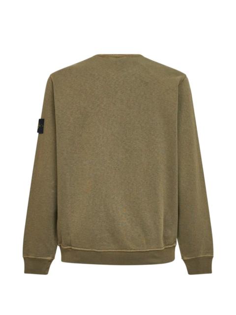 Stone Island Stone Island Ribbed Logo-patch Sweatshirt
