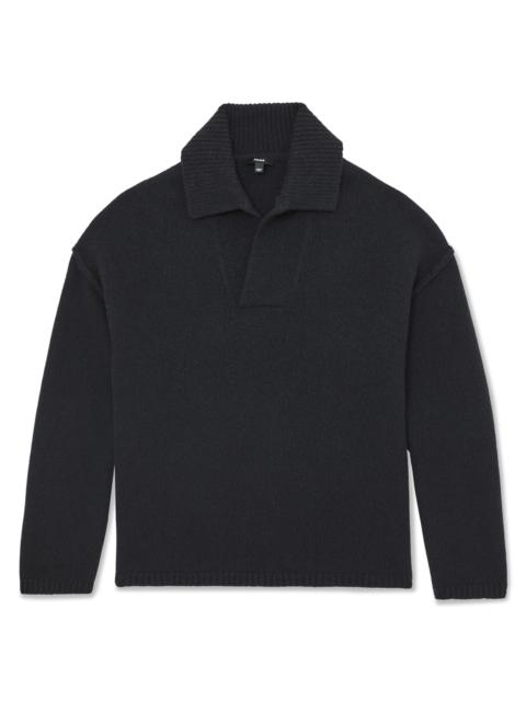 REISS Men's Vatali Oversized Sweater - Navy