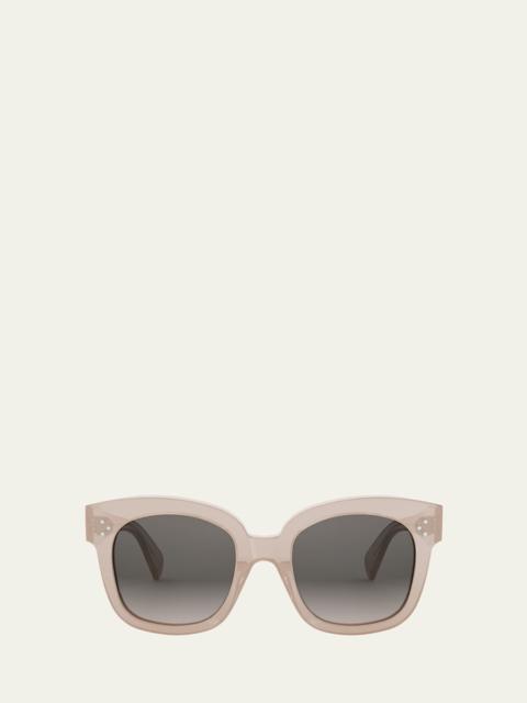 CELINE 3 Dots Acetate Square Sunglasses
