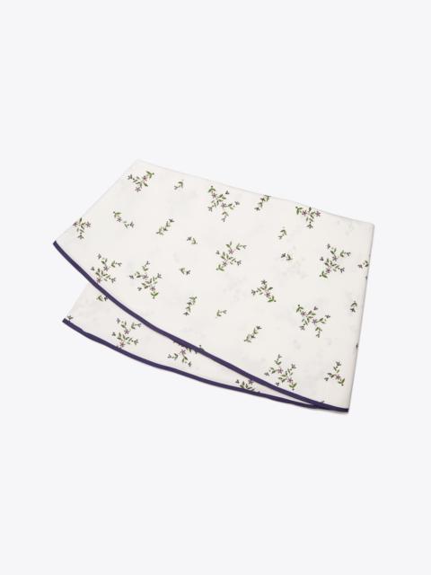 TORY BURCH Jolie Fleur Round Tablecloth, 108"