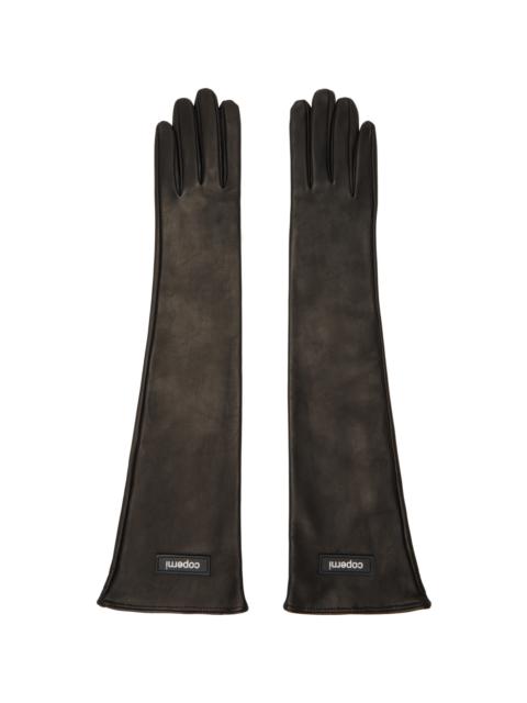 COPERNI Black Long Patch Gloves