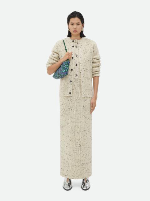 Bottega Veneta Textured Wool Rib Skirt